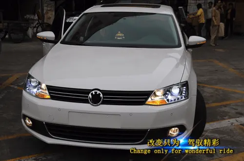 Передние светодиодные фары с DRL для VW Jetta MK 6 2011+ (LD)