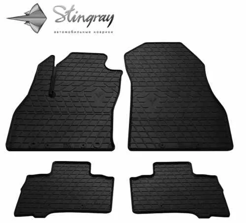 Резиновые коврики в салон Peugeot Bipper 2008-2011, Stingray