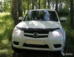 Дефлектор капота мухобійка з лого EGR MAZDA BT50 2007+ # 023071L