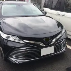 Хром накладки на решітку радіатора для Toyota Camry 70 2018+ 2шт.