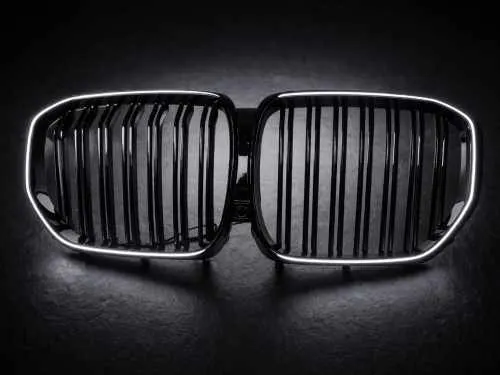 Ніздрі BMW M-Look LED (чорний глянець) BMW X5 G05 2019-2022, GBT