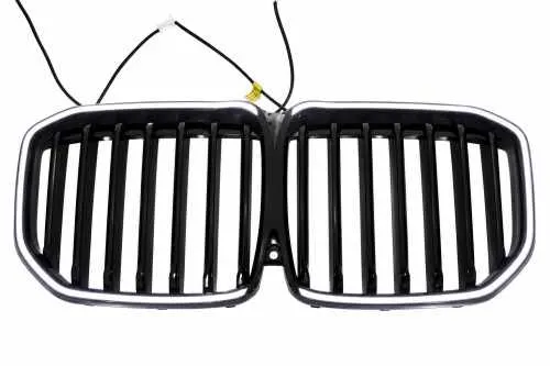 Ніздрі 1 Bar LED (чорний глянець) BMW X7 G07 2019-2022, GBT