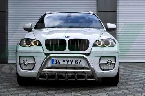 Кенгурятник WT003 (нерж.) 60мм для BMW X5 E-70 2007-2013