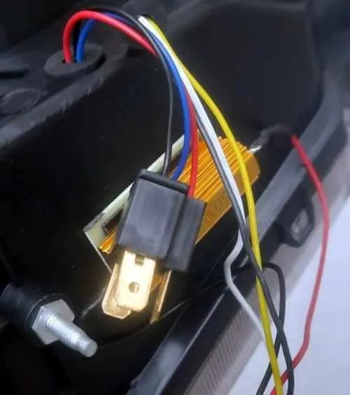 Передние фары Full LED черные RP для Lexus LX470 1998+