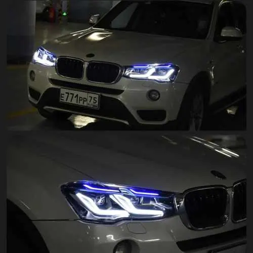 Передні фари Led (заміна ксенона) на BMW X3 F25 2014-2017 року