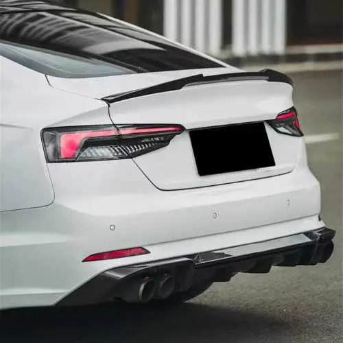 Спойлер Чорний глянець V1 для Audi A5 B9 2016–2020