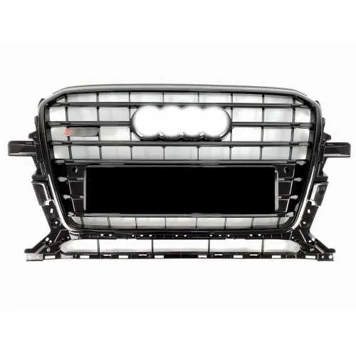 Передня решітка радіатора SQ-Style Audi Q5 2012-2017, чорна, GT Tuning