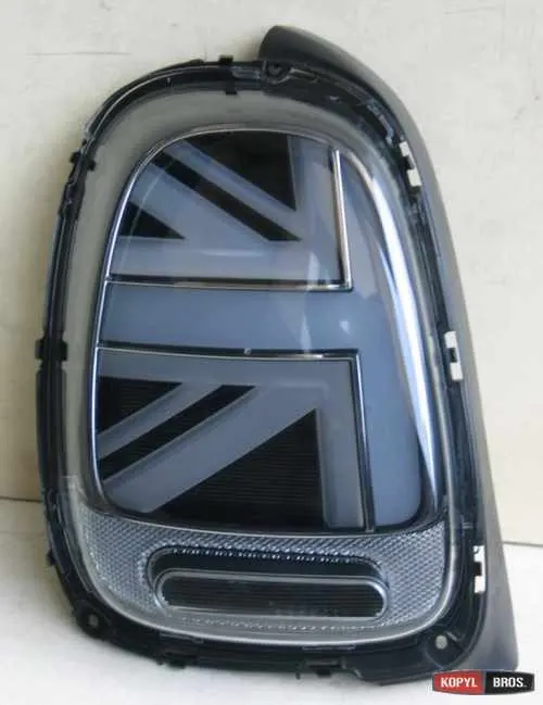 Оптика задня LED Union Jack чорна для Mini Cooper F55/ F56/ F57 (2014-)