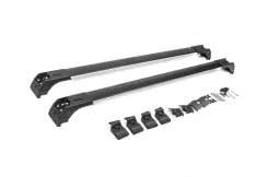 Перемички на інтегровані рейлінги 2шт. (із замком) Erkul SkyBar Туреччина чорні для Seat Leon універсал 2015 → універсал