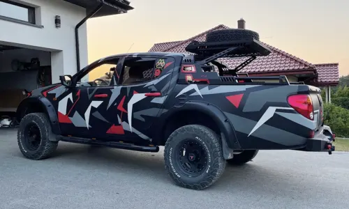 Задній силовий бампер Dakar для Mitsubishi L200 2006-2009
