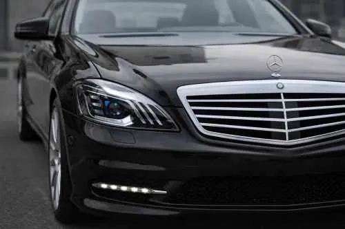 Фары рестайлинг Mercedes S-class W221 2005-2013, дизайн Maybach X222, GBT