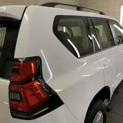 Сріблясті рейлінги для Toyota LC 150 Prado