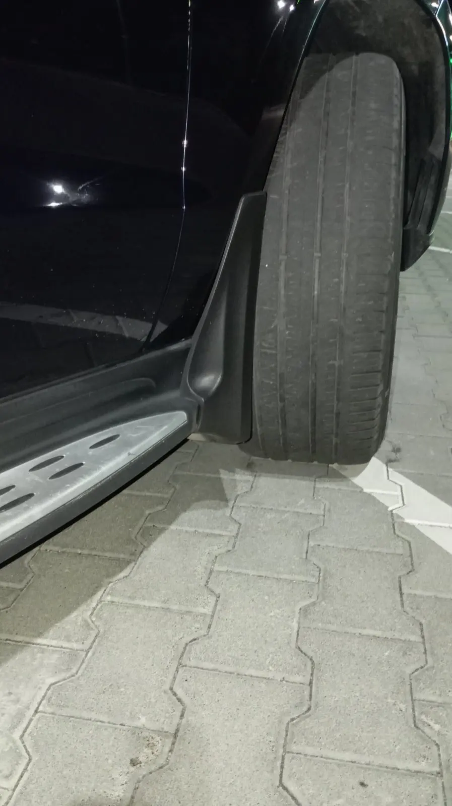 Бризковики Mercedes Benz GL/GLS X166 з порогами та без арок — фото 2