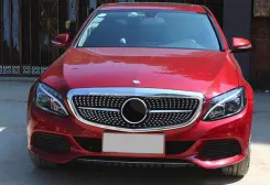 Решітка радіатора Mercedes C-Class W205 2014-2018 Classic Silver Срібний