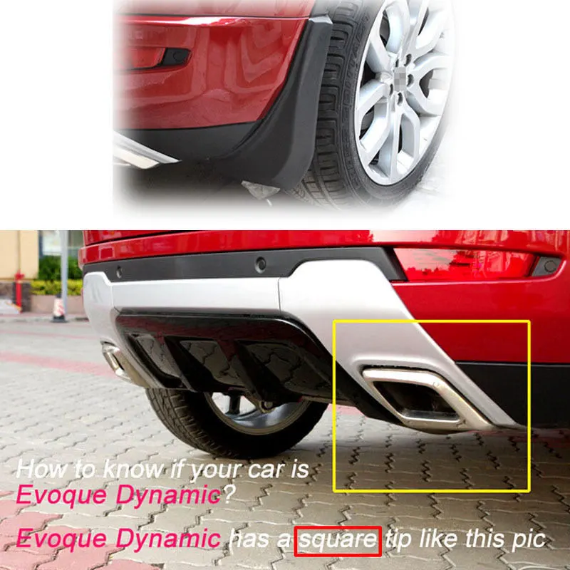 Бризковики Range Rover Evoque Dynamic — фото 4