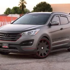 Дефлекторы окон ветровики EGR HYUNDAI SANTA FE 2012+ # 92435028B