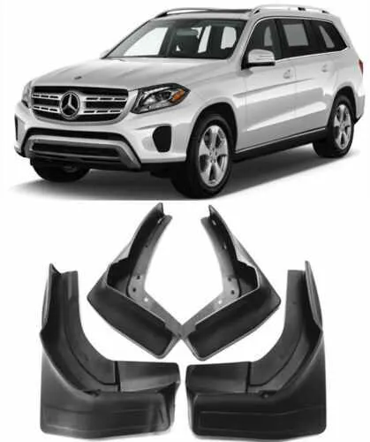 Бризковики Mercedes Benz GL/GLS X166 2012-2019 без порогів, (4шт.)