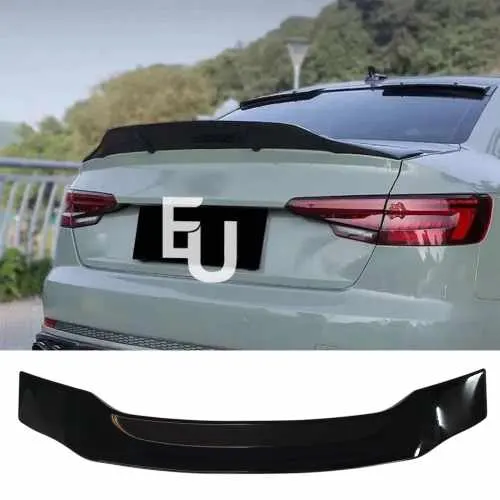 Спойлер Чорний глянець V4 для Audi A4 B9 2015–2019