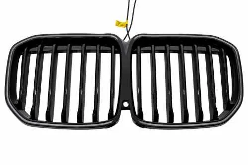 Ніздрі 1 Bar LED (чорний глянець) BMW X7 G07 2019-2022, GBT