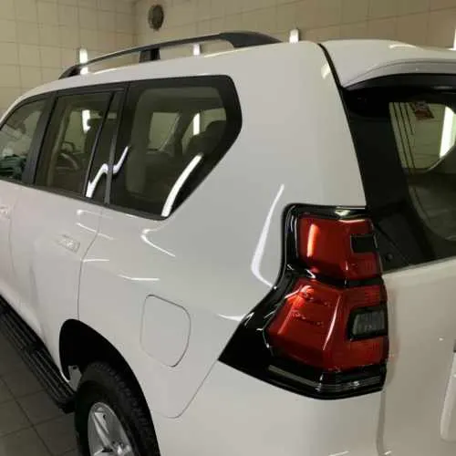 Сріблясті рейлінги для Toyota LC 150 Prado