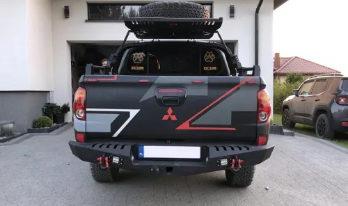 Задній силовий бампер Dakar для Mitsubishi L200 2006-2009