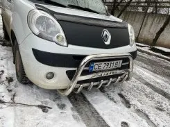 Кенгурятник WT003/004 (нерж.) без надписи, 51 мм для Renault Kangoo 2008-2020