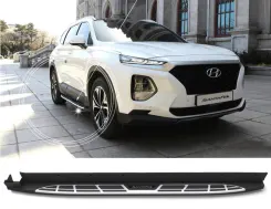 Боковые подножки, пороги для Санта Фе 4 (Hyundai Santa Fe 2018+)