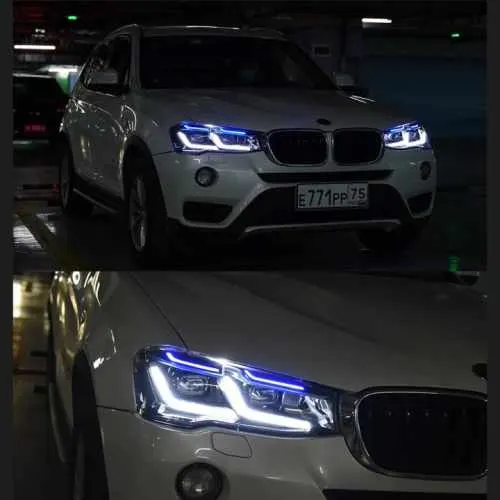 Передні фари Led (заміна ксенона) на BMW X3 F25 2014-2017 року