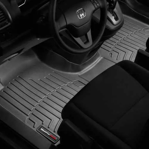 Килимки в салон для Honda CR-V RE 2007 - з бортиком чорні передні СУЦІЛЬНИЙ 443191