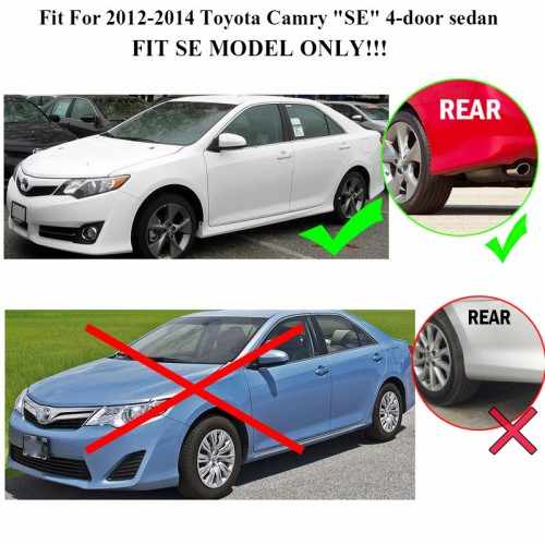 Брызговики Toyota Camry 50 SE USA 2011-2014 Америка, (4шт.)