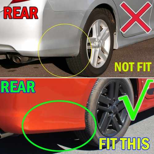 Брызговики Toyota Camry 50 SE USA 2011-2014 Америка, (4шт.)