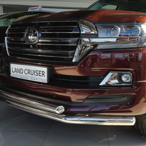 Захист переднього бампера Toyota Land Cruiser (Тойота Ленд Круізер) 200 2019+ комплектація Excalibur