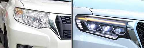 Передні фари Lexus стиль 3 LED для Toyota LC 150 Prado 2017+, (2 шт)