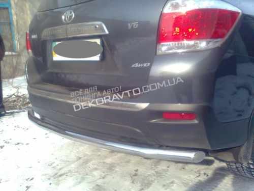 Задній захист Toyota Highlander 2010-2013