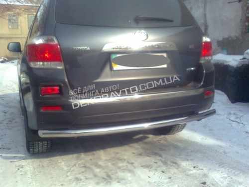 Задній захист Toyota Highlander 2010-2013