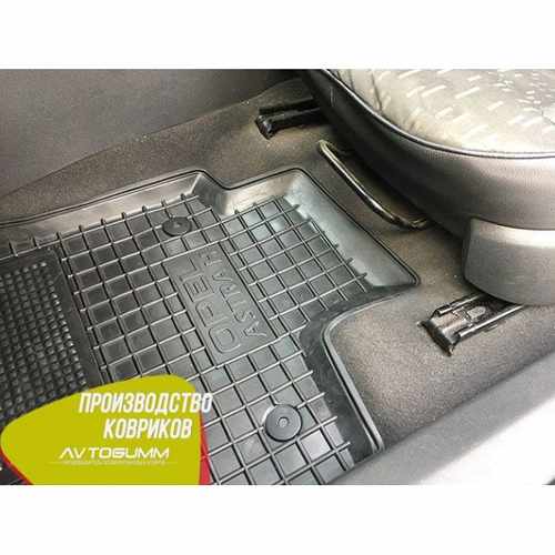 Автомобільні килимки в салон гумові (Avto-Gumm) для Opel Astra H 2007-