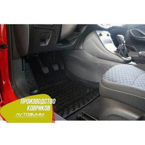 Автомобільні килимки в салон гумові (Avto-Gumm) для Opel Astra K 2015+