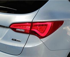 Альтернативные задние LED фонари для Santa Fe III 2013+ (красные)