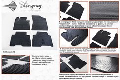 Автомобильные коврики в салон Stringray для Kia Sorento 13+ (2 шт)