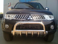 Кенгурятник дуга передняя для Mitsubishi Pajero Sport 2008-2015/ l200 2006-2015