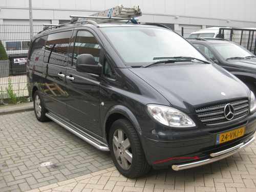 Передня дуга (чорний метал) подвійна для Vito/Viano 639