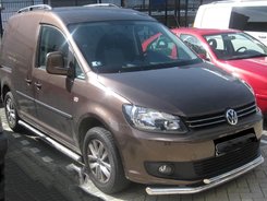 Передняя защита двойная труба Caddy 2011-2015