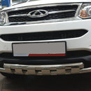 Захист переднього бампера Chery Tiggo 5 2015+ (подвійний Shark) d60/60