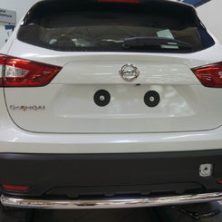 Захист заднього бампера Nissan Qashqai 2014+ (одинарна)