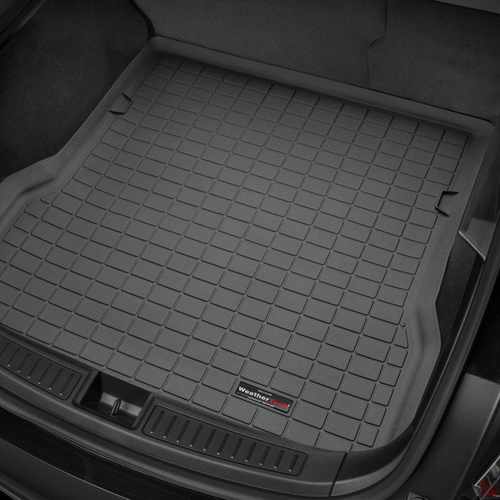 Килимок в багажник Weathertech USA для Tesla Model S 2012 - чорний задній великий