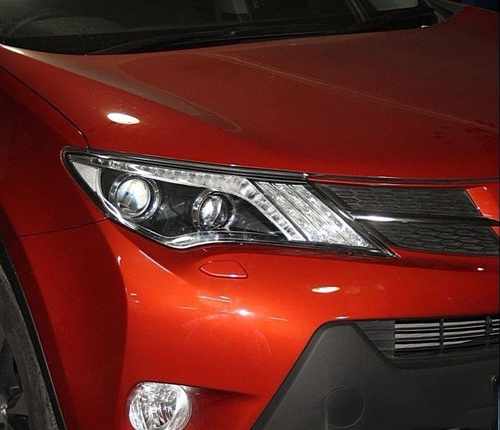 Передні світлодіодні LED фари з ДХО на 2013-2016 Rav4