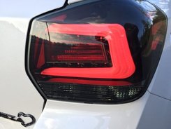 Задние светодиодные LED фонари для Subaru XV черные тонированные