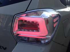 Світлодіодні задні ліхтарі LED для Subaru XV хром прозорі