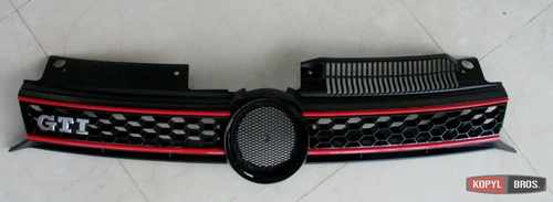 Решітка радіатора в стилі GTI для Volkswagen Golf 6 2009-2012