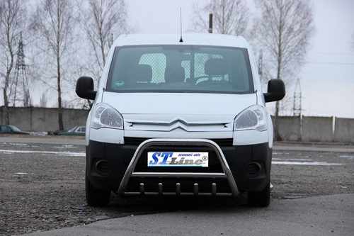 Захист переднього бампера для Citroen Berlingo 2008+